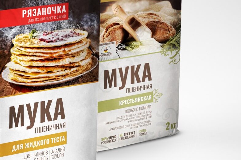 Рязаночка - Упаковка муки