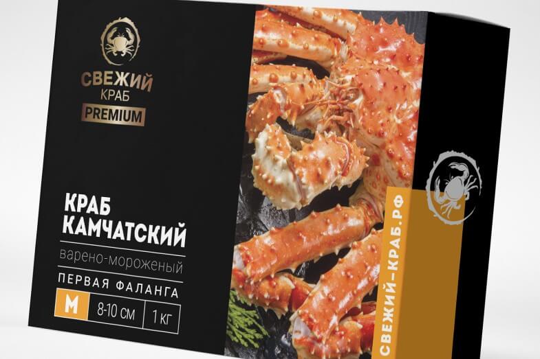 Свежий Краб - Упаковка премиум-линейки крабового мяса