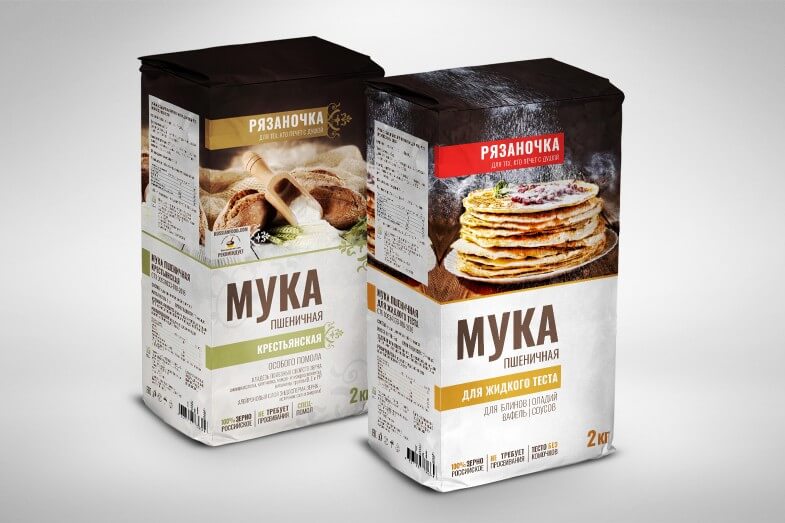 Рязаночка - Упаковка муки