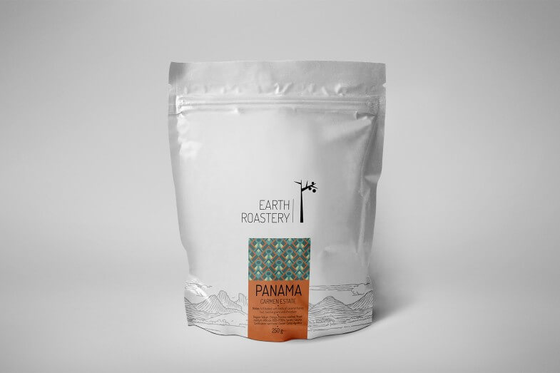 Earth Roastery - Ребрендинг упаковки кофе